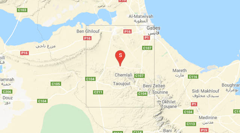 Tunesien: Erdbeben bei Nouvelle Matmata im Gouvernorat Gabès (M 3.24)