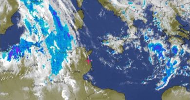 Wetterwarnung für Tunesien ab Samstagnachmittag, 24. März bis Sonntag, 25. März 2018