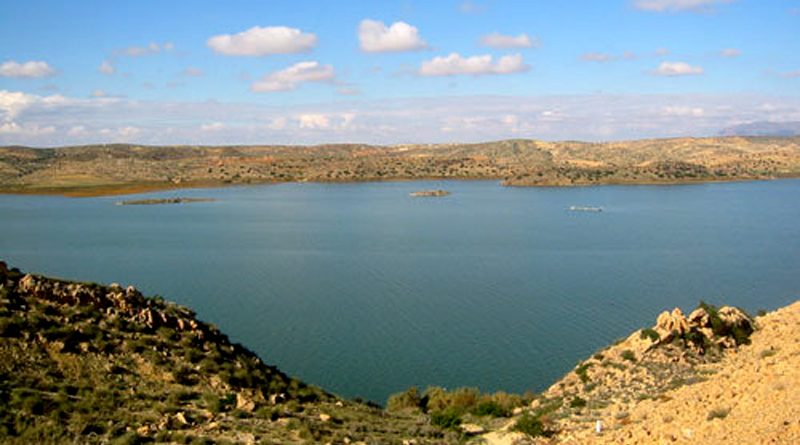 Sidi Saad Stausee Kairouan; Bild: Association Culturelle ATRASS, Sidi Saâd http://atrass-culturelle.blogspot.com/2012/12/la-reserve-naturelle-de-djebel-touati.html