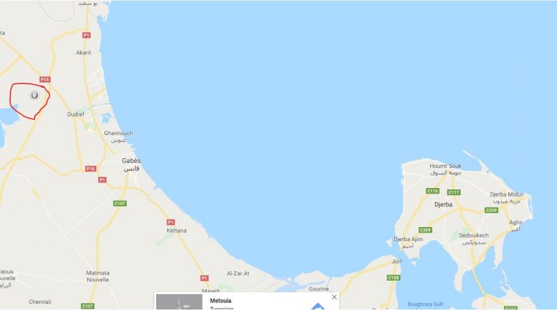Leichtes Erdbeben in der Region Oudhref, Gabes (M3,7)