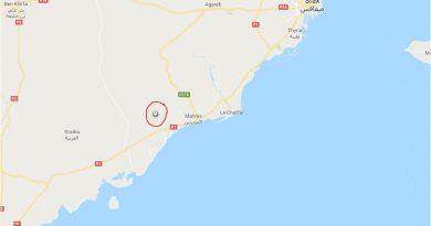 Leichtes Erdbeben bei Mahres südwestlich von Sfax (M3,5)