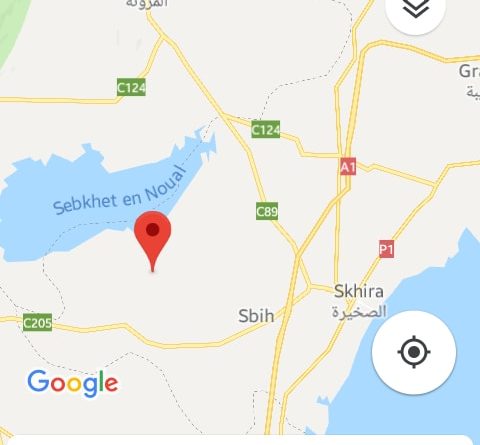 Leichtes Erdbeben (M3,0) bei Skhira zwischen Sidi Bouzid und Sfax