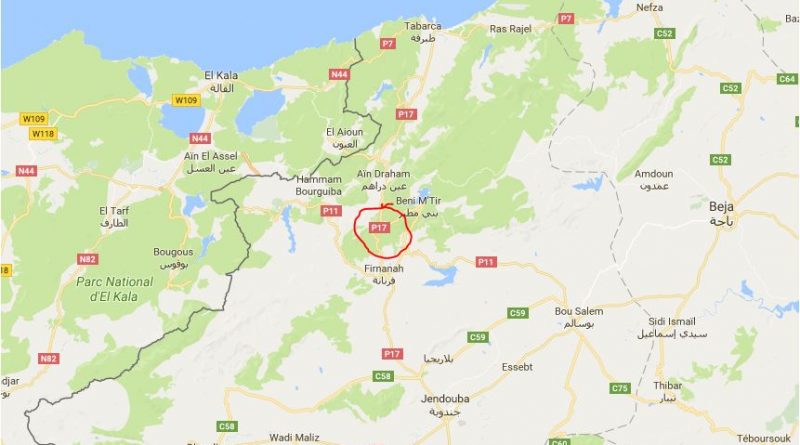 Leichtes Erdbeben im Gouvernorat Jendouba