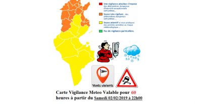 Warnung vor Kälte, Niederschlägen und Schnee ab dem 2. Feb. 2019, 22 Uhr
