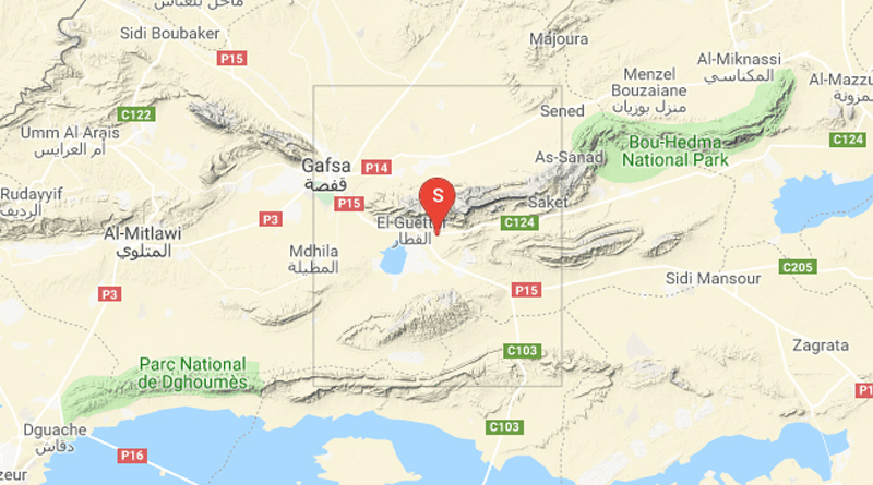Erdbeben bei El Guettar am 22. April 2019