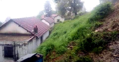 Erdrutsch in der Region Boulehya in der Delegation von Ain Draham, Gouvernorat Jendouba (26.05.2019)