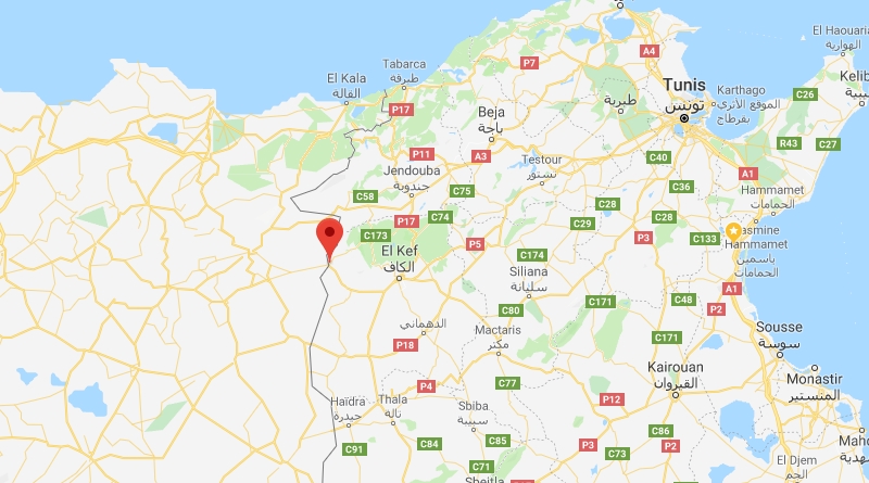 Erdbeben bei Sakiet Sidi Youssef im Gouvernorat Kef