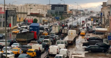 Überflutungen und Verkehrschaos in Tunis