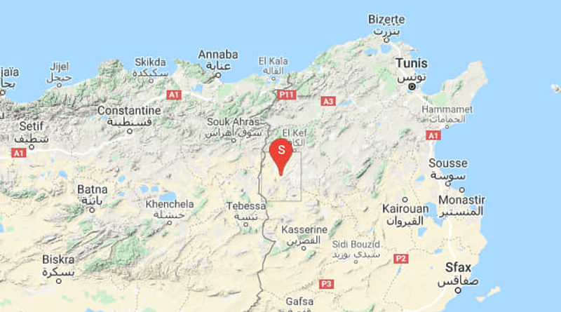 Tunesien: Erdbeben bei Tajerouine im Gouvernorat Kef (M 3.06)