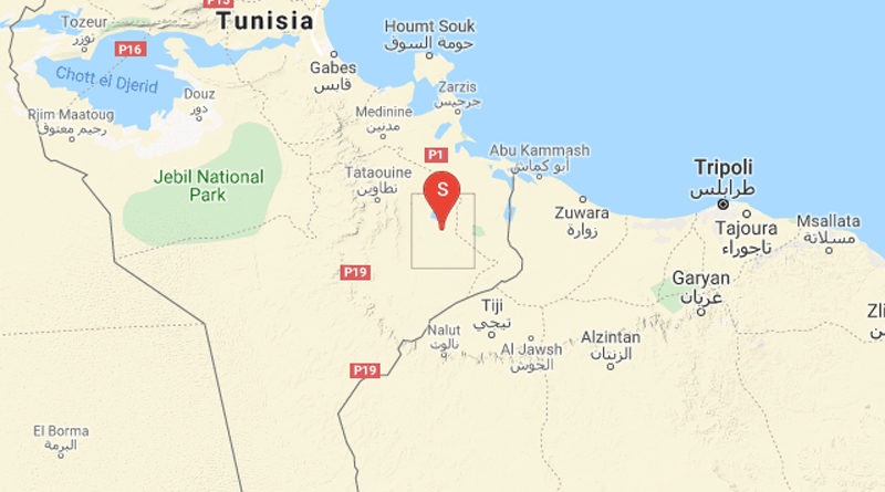 Tunesien: Erdbeben nordöstlich von Remada im Gouvernorat Tataouine (M 3.71)