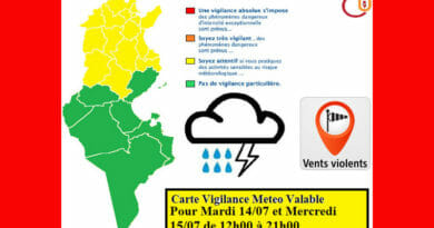 14.-15.07.2020 – Warnung vor Gewittern, stürmischen Winden und Regenfällen