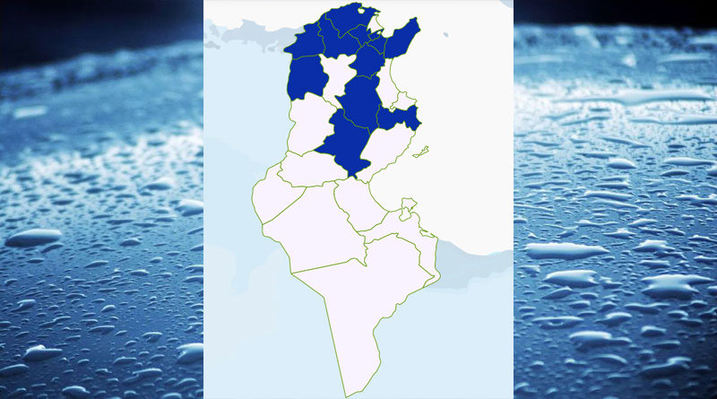 Niederschlagsmengen Tunesien: Mo, 12 Okt – Di, 13 Okt 2020, 7 Uhr