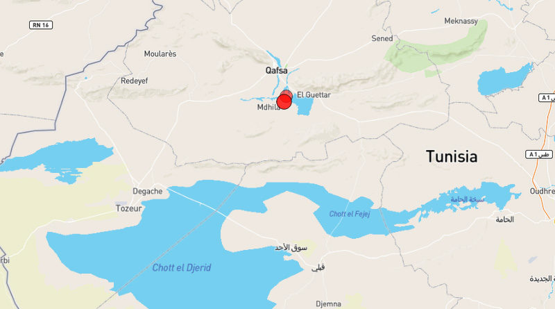2 Nov 2020: Zwei Erdbeben im Gouvernorat Gafsa [M3.32]