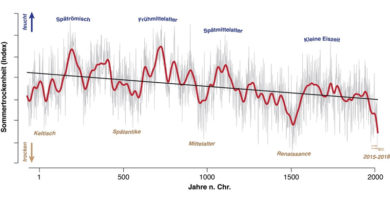 Europa: Schlimmste Sommer-Trockenheit der letzten zwei Jahrtausende