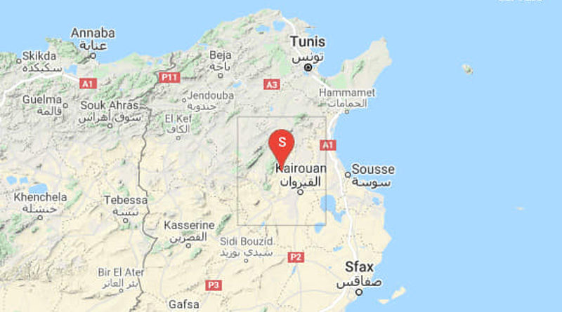 4 Sep 2021: Erdbeben im Gouvernorat Kairouan [M3.19]