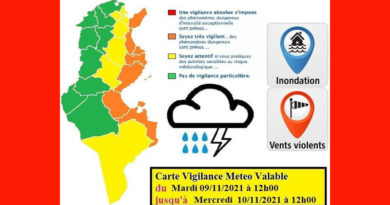9/10 Nov 2021: Warnung vor markantem Wetter
