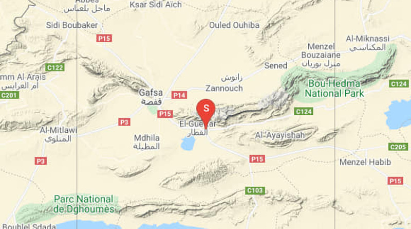 16 Jan 2022: Erdbeben im Gouvernorat Gafsa [M3.10]