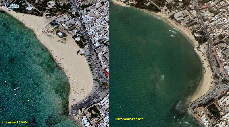 Klimaerwärmung: Die Strände von Hammamet verschwinden