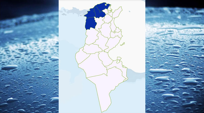 Niederschlagsmengen Tunesien: Mi, 18 Jan – Do, 19 Jan 2023, 7 Uhr