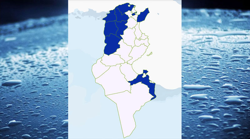 Niederschlagsmengen Tunesien: Sa, 21 Jan – So, 22 Jan 2023, 7 Uhr