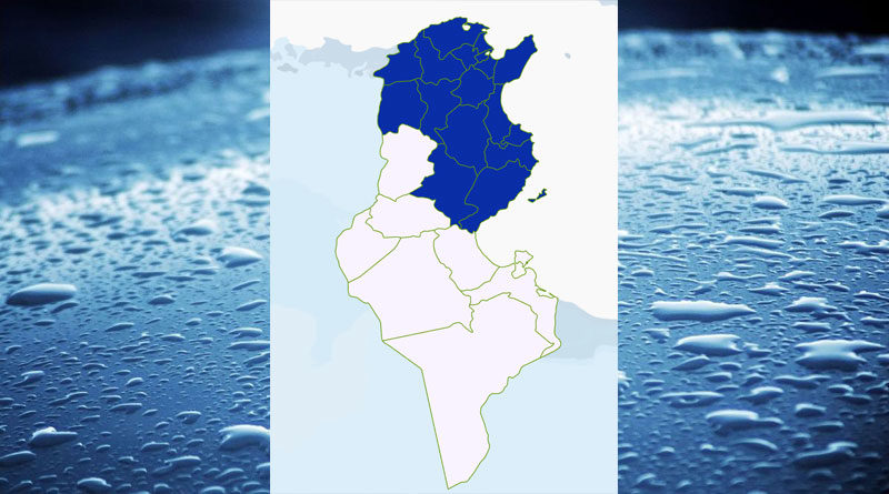 Niederschlagsmengen Tunesien: Di, 7 Feb – Mi, 8 Feb 2023, 7 Uhr