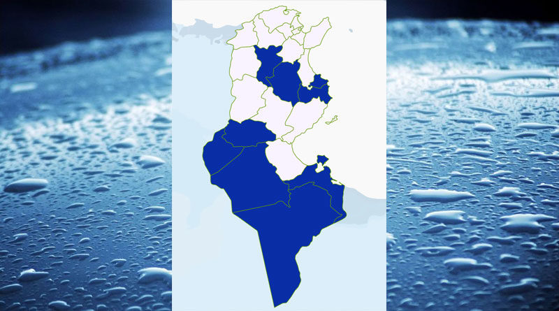 Niederschlagsmengen Tunesien: So, 12. Feb – Mo, 13. Feb 2023, 7 Uhr