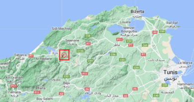 30 März 2023: Erdbeben nahe Nefza im Gouvernorat Béjà [M3.3]