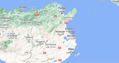 9 März 2023: Erdbeben unter dem Meer nahe Monastir und Sousse [M2.5]
