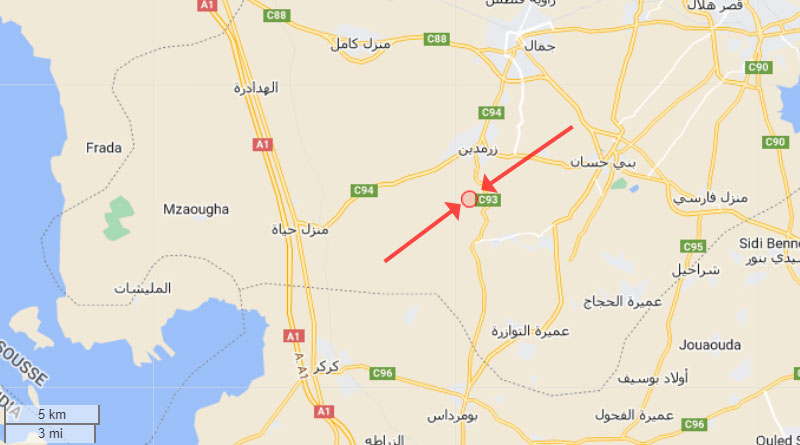 10 März 2023: Erdbeben nahe Jemmal im Gouvernorat Monastir [M2.6]