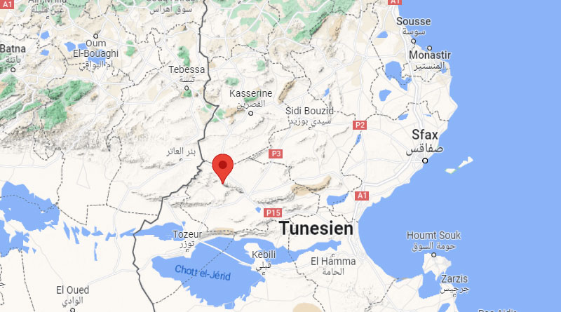 6 April 2023: Leichtes Erdbeben im Gouvernorat Gafsa [M3.6]