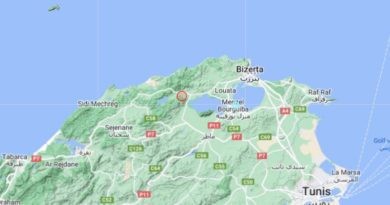 28 Juli 2023: Leichtes Erdbeben im Gouvernorat Bizerté [M3.2]